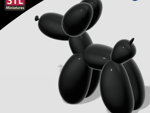 STL File for 3D Printing - Inspired by Balloon Dog 3D Print Model