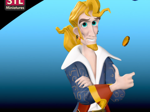 STL Files for 3D Printing - Inspired by Monkey Island and Guybrush Threepwood 3D Print Model