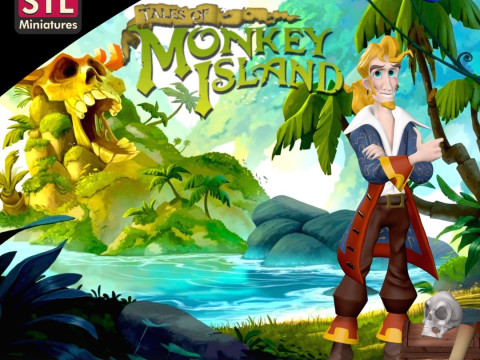 STL Files for 3D Printing - Inspired by Monkey Island and Guybrush Threepwood 3D Print Model