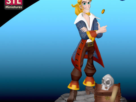 STL Files for 3D Printing - Inspired by Monkey Island and Guybrush Threepwood 3D Print Model