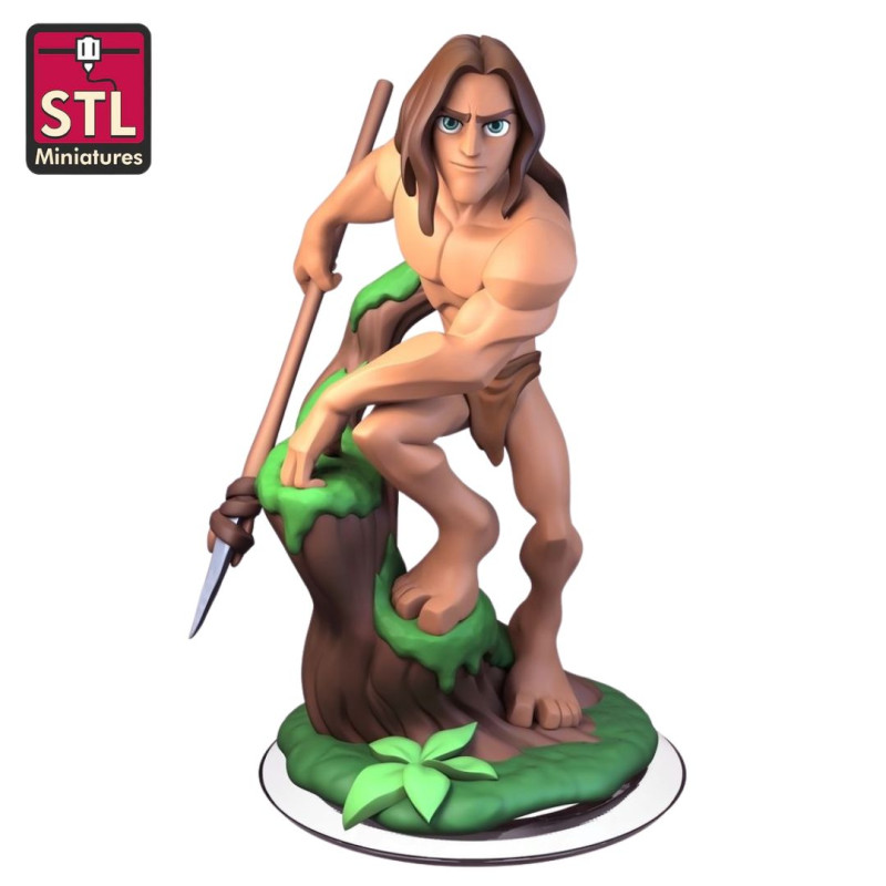 STL File for 3D Printing - Jungles Brave Protector 3D Print Model .c4d .max .obj .3ds .fbx .stl .blend