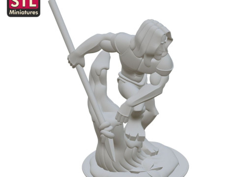 STL File for 3D Printing - Jungles Brave Protector 3D Print Model