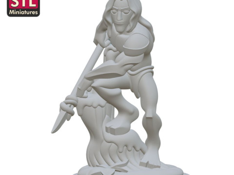 STL File for 3D Printing - Jungles Brave Protector 3D Print Model