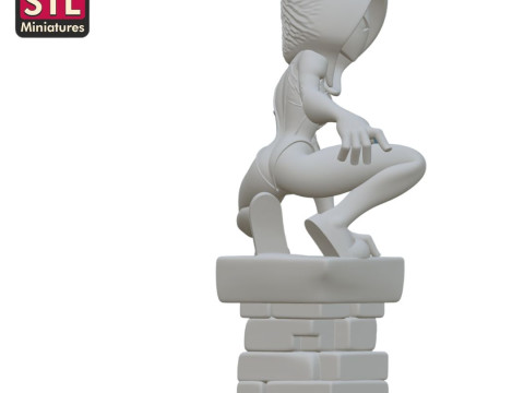 STL File for 3D Printing - Spider Woman - Anime Comic Style 3D 打印模型