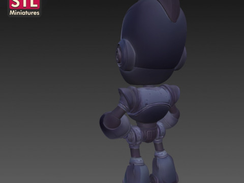 The Iron Giant - STL File for 3D Printing - Giant Robot in Chibi Style 3D 打印模型