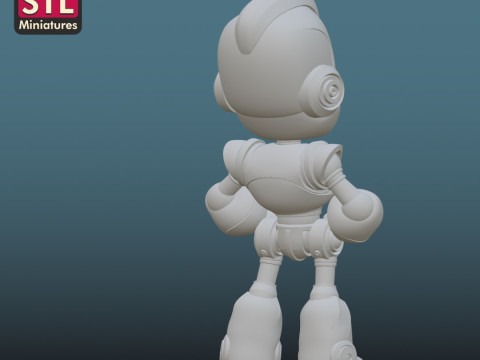 The Iron Giant - STL File for 3D Printing - Giant Robot in Chibi Style 3D 打印模型