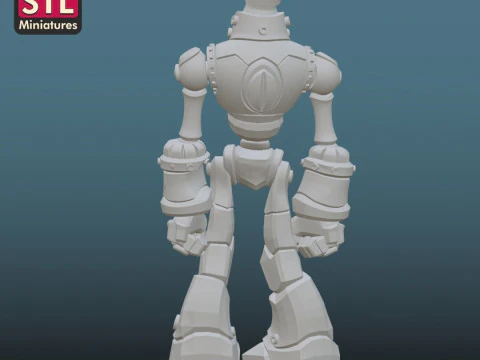 TheIronGiant GiantRobot Impresi&oacute;n 3D Modelado de archivos STLFiles Modelos 3D de personajes Chibi Colecci&oacute;n de alto detalle Modelo de impresión 3D