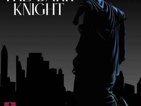 The Dark Knight STL File for 3D Printing Heroic Pose atop Gothic Gargoyle 3Dプリントモデル