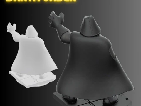 STL File Dark Lord Comic Style FanArt Inspired 3D Printable Model 3D Print Model