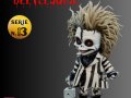 STL File Beetlejuice Beetlejuice 1988 Movie Chibi Style Horror Miniature 3D Printable Model Modelo de Impressão 3D