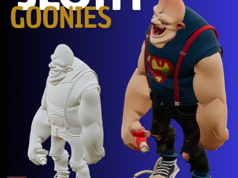 STL File Sloth-Inspired Gentle Giant 3D Printable Monster Miniature 3D Принт Модель