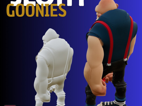 STL File Sloth-Inspired Gentle Giant 3D Printable Monster Miniature 3D Принт Модель