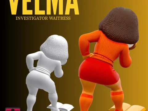 STL File Chibi Velma 3D Printable Monster Investigator Miniature 3D Print Model