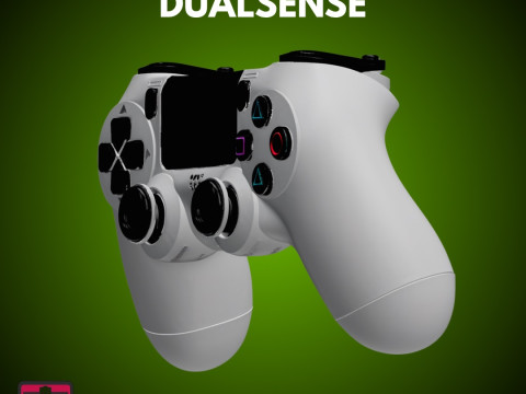 Classic Shock STL File PS4 Style Controller Console Collectible Model 3D Принт Модель