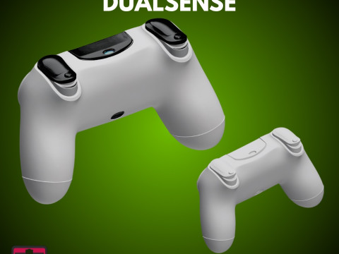 Classic Shock STL File PS4 Style Controller Console Collectible Model 3D Принт Модель