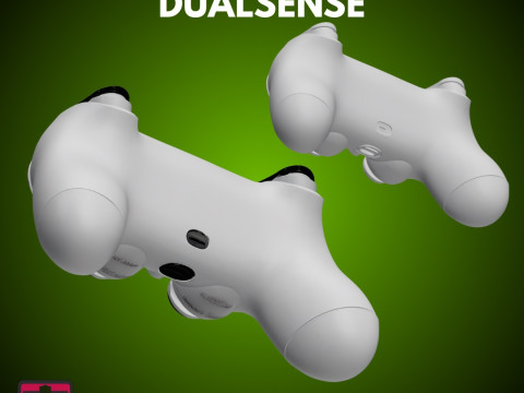 Classic Shock STL File PS4 Style Controller Console Collectible Model 3D Принт Модель