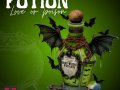 Love or Poison Magic Potion Bottle STL Cartoon Style Modelo de impresión 3D