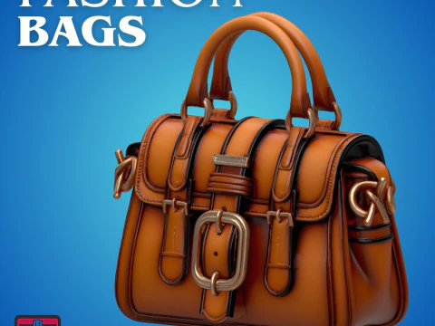 Moda fantasia saco arquivo stl elegante mini bolsa para impressão 3d bonito acessório para jogos presente Modelo de Impressão 3D