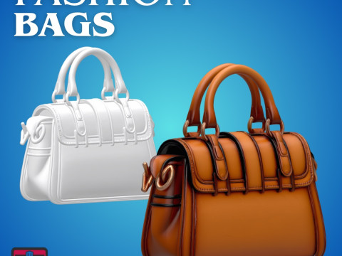 Fashion Fantasy Bag STL File Stylish Mini Handbag for 3D Printing Cute Accessory for Games Gift Modèles 3D en vedette