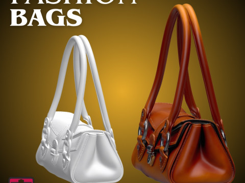 Fashion Fantasy Bag STL File Stylish Mini Handbag for 3D 3D Print Model