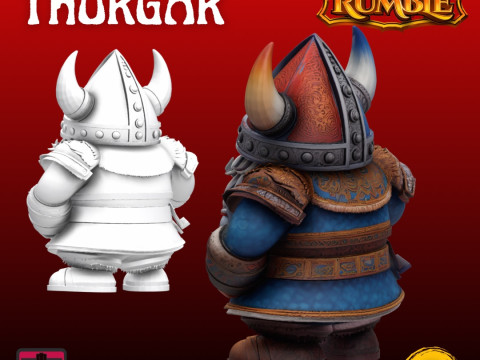 Warrior Dwarf Series STL Second Character Collectible 3D Printable Miniature Model do druku 3D