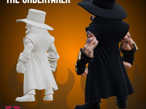 Wrestling Action Figure STL Inspired WWE Fighter Modelo de impresión 3D