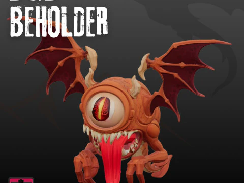 Modello di mostro fantasy STL di Beholder Modello di stampa 3D