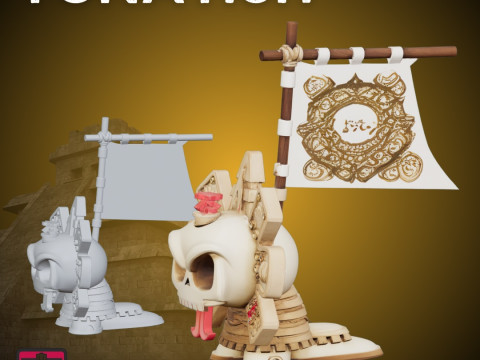 Tonatiuh-Inspired Minimal Figure STL Aztec Sun Deity 3D 打印模型