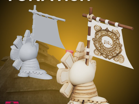 Tonatiuh-Inspired Minimal Figure STL Aztec Sun Deity 3D 打印模型