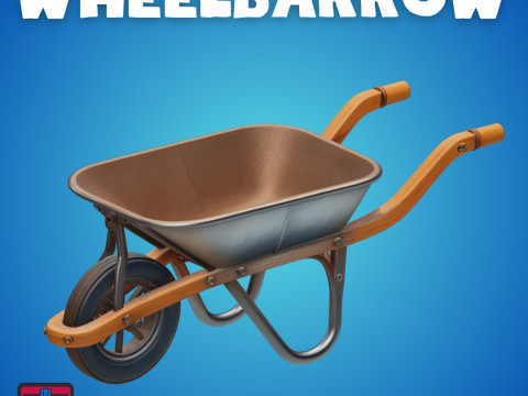 Wheelbarrow STL Scenic Model Accessory 3D 打印模型