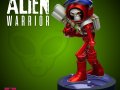 Alien Warrior STL Sci-Fi Soldier Figure Modelo de impresión 3D