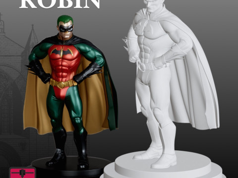 Robin STL Dark Knights Ally 3D Принт Модель