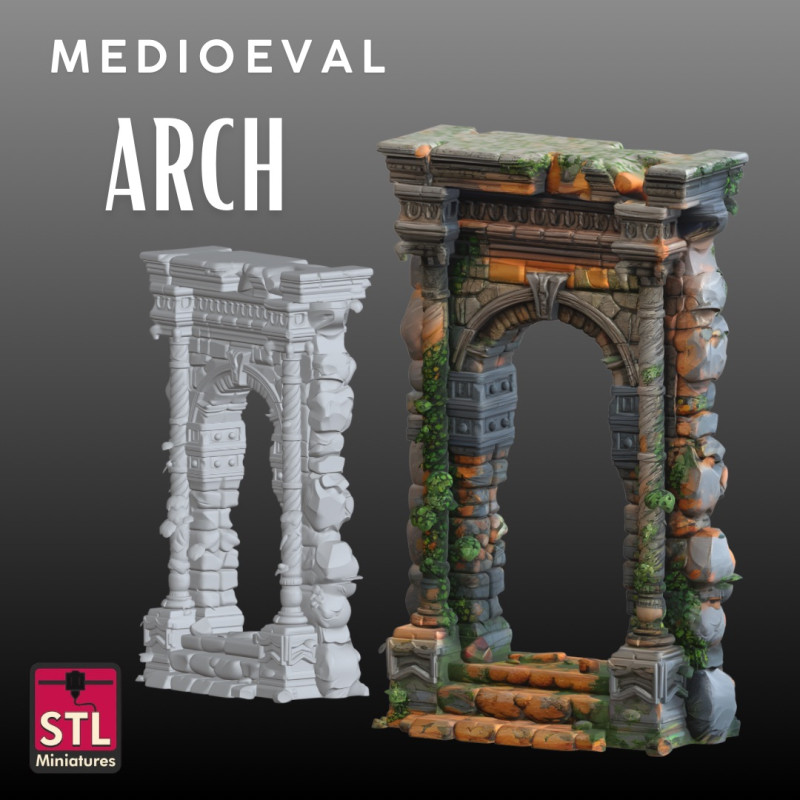 Medieval Bow STL Historical Diorama Accessory 3Dプリントモデル .c4d .max .obj .3ds .fbx .stl .blend 