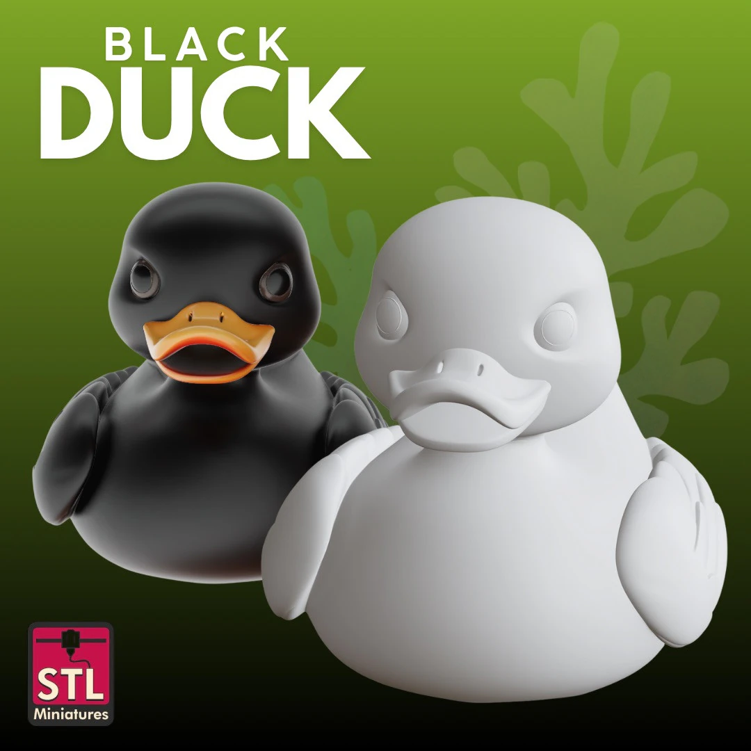 Rubber Duck STL Cheerful Collectible 3D Print Model .c4d .max .obj .3ds .fbx .stl .blend