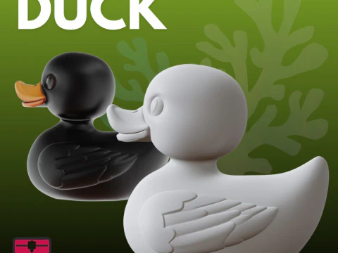 Rubber Duck STL Cheerful Collectible 3D Print Model
