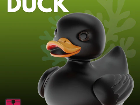 Rubber Duck STL Cheerful Collectible 3D Print Model