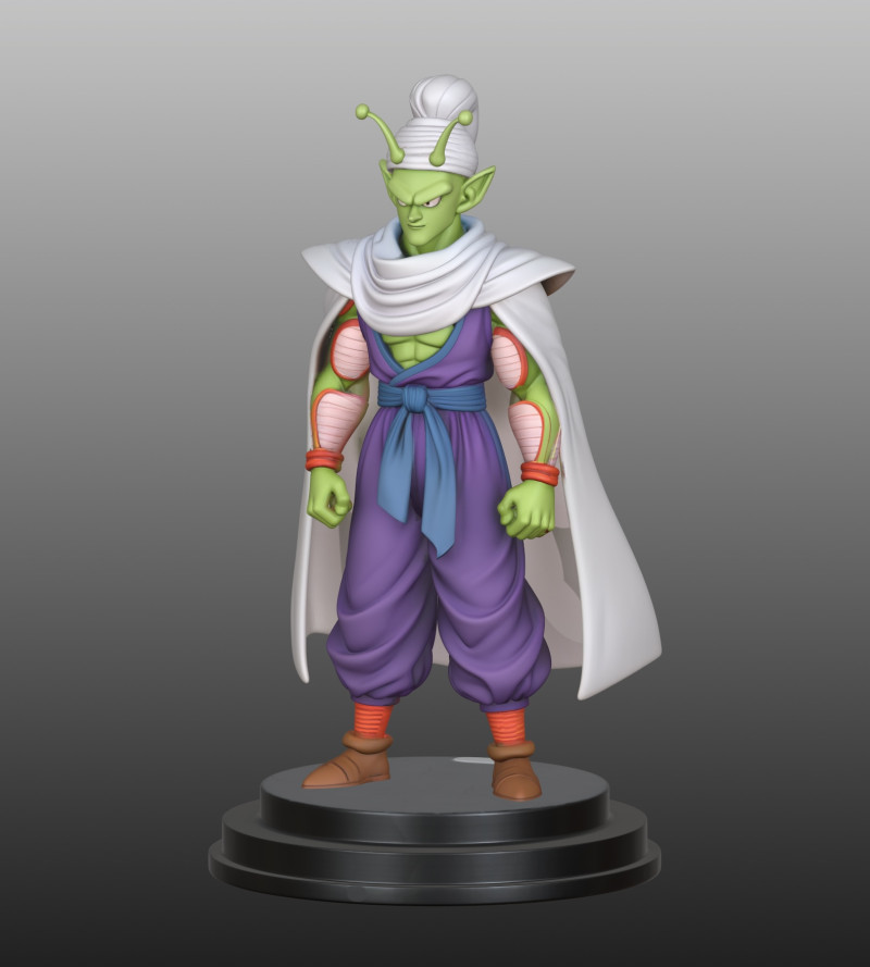 Piccolo Inspired STL Detailed Collectible Model Cetak 3D .c4d .max .obj .3ds .fbx .stl .blend 