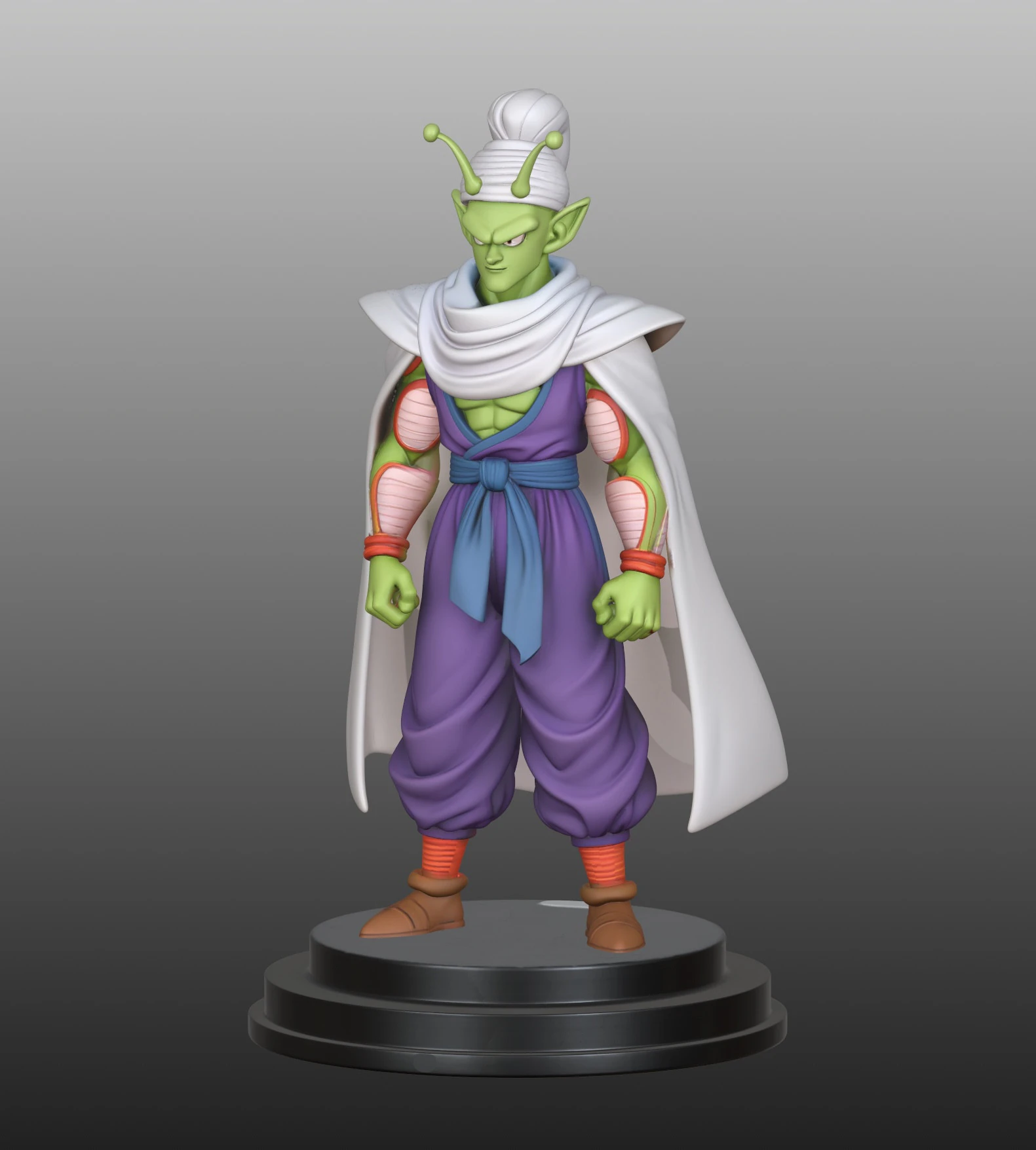 Piccolo Inspired STL Detailed Collectible 3D Print Model .c4d .max .obj .3ds .fbx .stl .blend