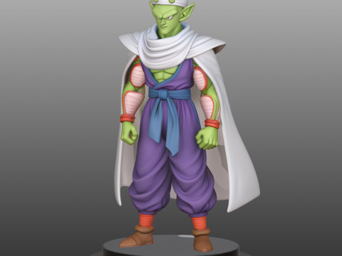 Piccolo Inspired STL Detailed Collectible 3Dプリントモデル