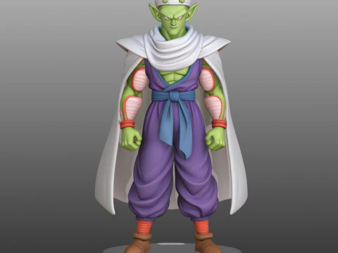Piccolo Inspired STL Detailed Collectible 3D Print Model