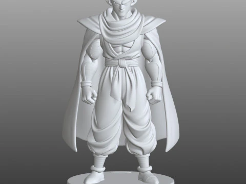 Piccolo Inspired STL Detailed Collectible 3D Print Model