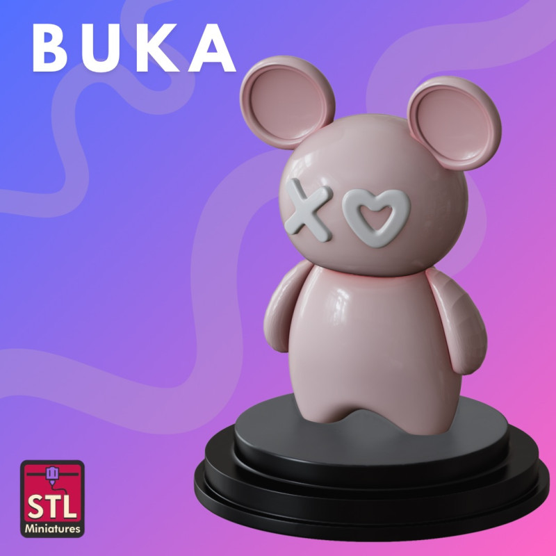 Buka Inspired STL Collectible Modello di stampa 3D .c4d .max .obj .3ds .fbx .stl .blend 