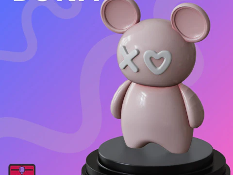 Buka geïnspireerd STL collectible 3D printmodel