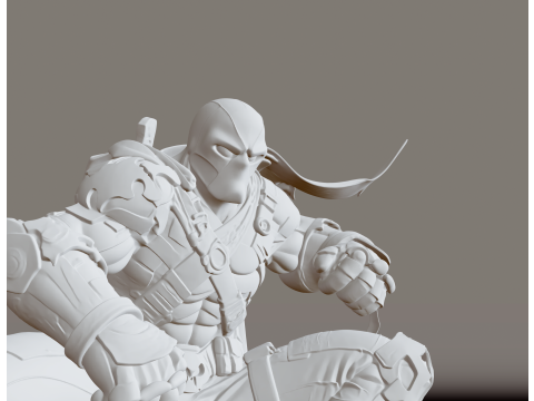 Deadpool STL Artistic Action Collectible 3D Baskı Modeli