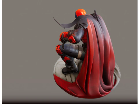 Deadpool STL Artistic Action Collectible 3D Print Model