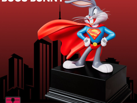 Super Bunny STL Cartoon Hero 3D printmodel