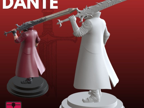 Herói Dinâmico Guerreiro STL Modelo de Impressão 3D