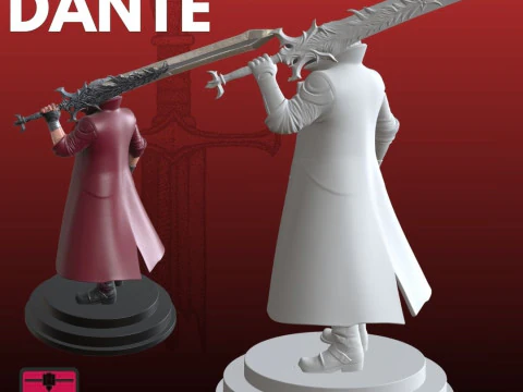 Warrior STL Dynamic Hero 3D Print Model