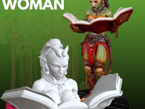 Elf fantasy Elficki wojownik STL Fantasy 3D Model do druku 3D