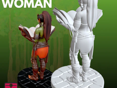 Elf fantasy Elven Warrior STL Fantasy 3D 3D Print Model